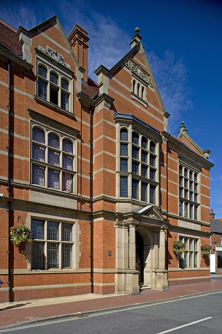 Beverley, Guildhall, Countyhall, 1762, Facade, 1832, East Riding of Yorkshire, UK