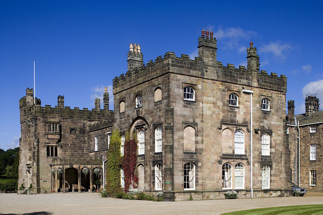 Ripley, fortified manor house, owned by the Ingilby family, for nearly 700 years, North Yorkshire, UK