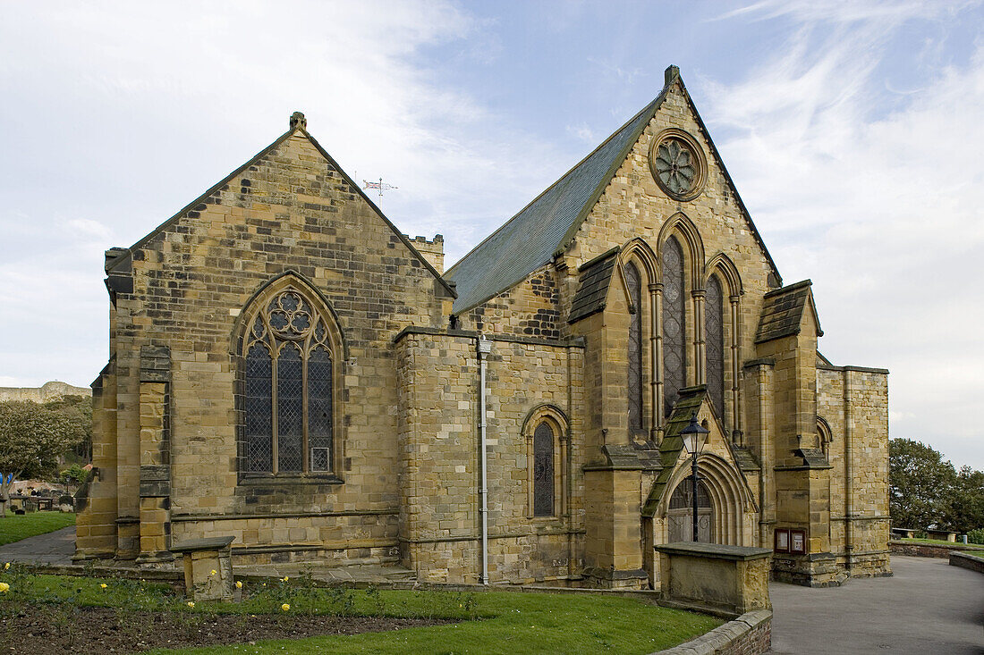 Scarborough, St. Marys Church, founded by Cistercian monks, 1180, North Yorkshire, UK