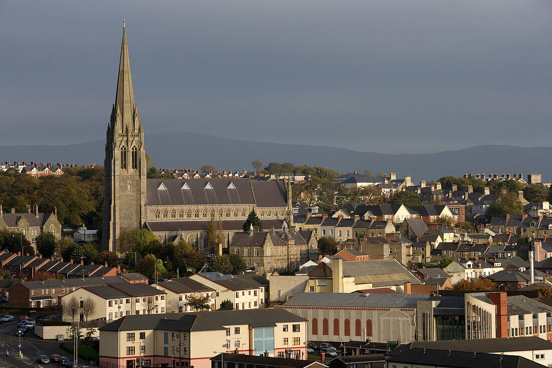 Northern Ireland, Derry, Londonderry, Bogside, St Eugenes Roman Catholic Cathedral, Co. Derry/ Londonderry, UK