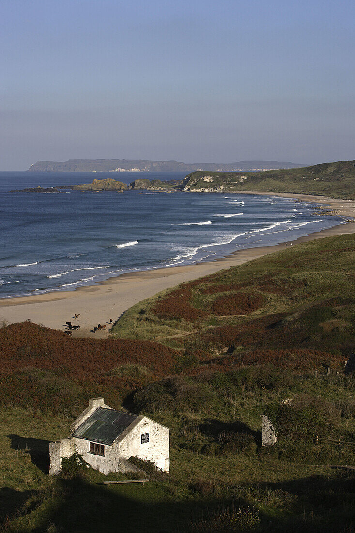 Northern Ireland, White Park Bay, beach, Co. Antrim, UK