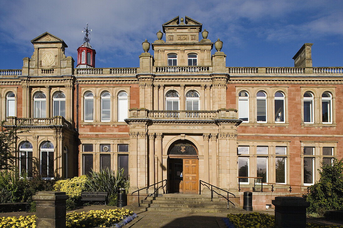 Penrith, Town Hall, Eden District Council, 19th century building, Lake District, Cumbria, UK