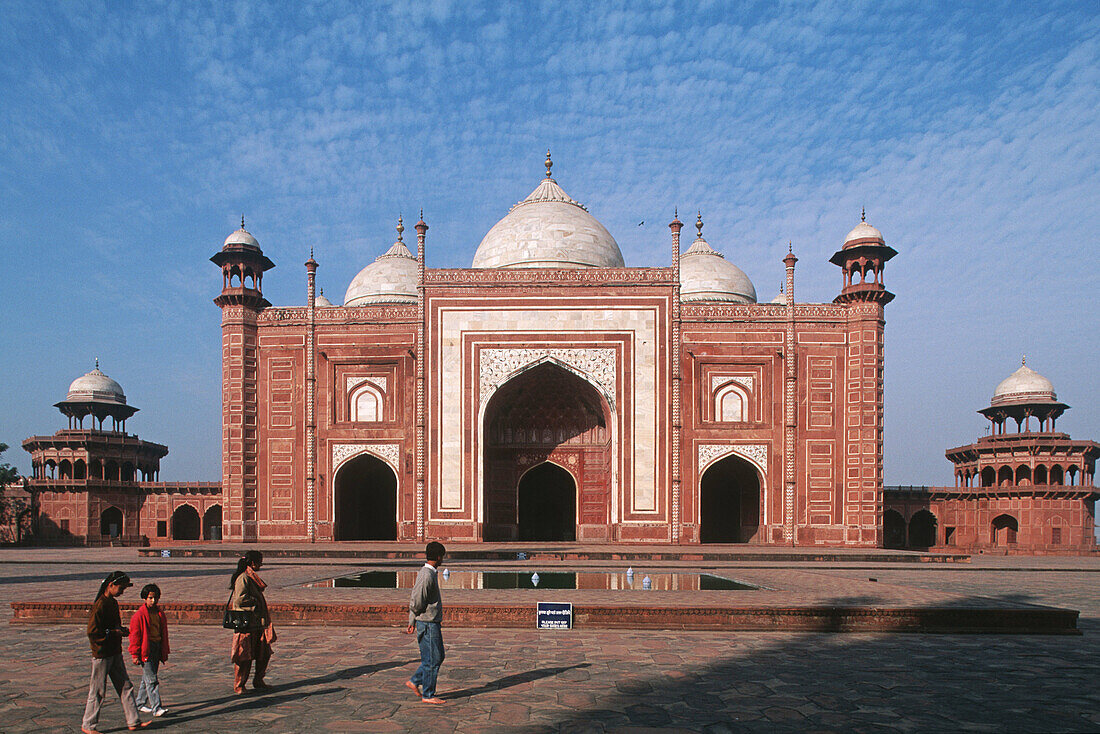 India, Uttar Pradesh, Agra, West Side Mosque, near Taj Mahal