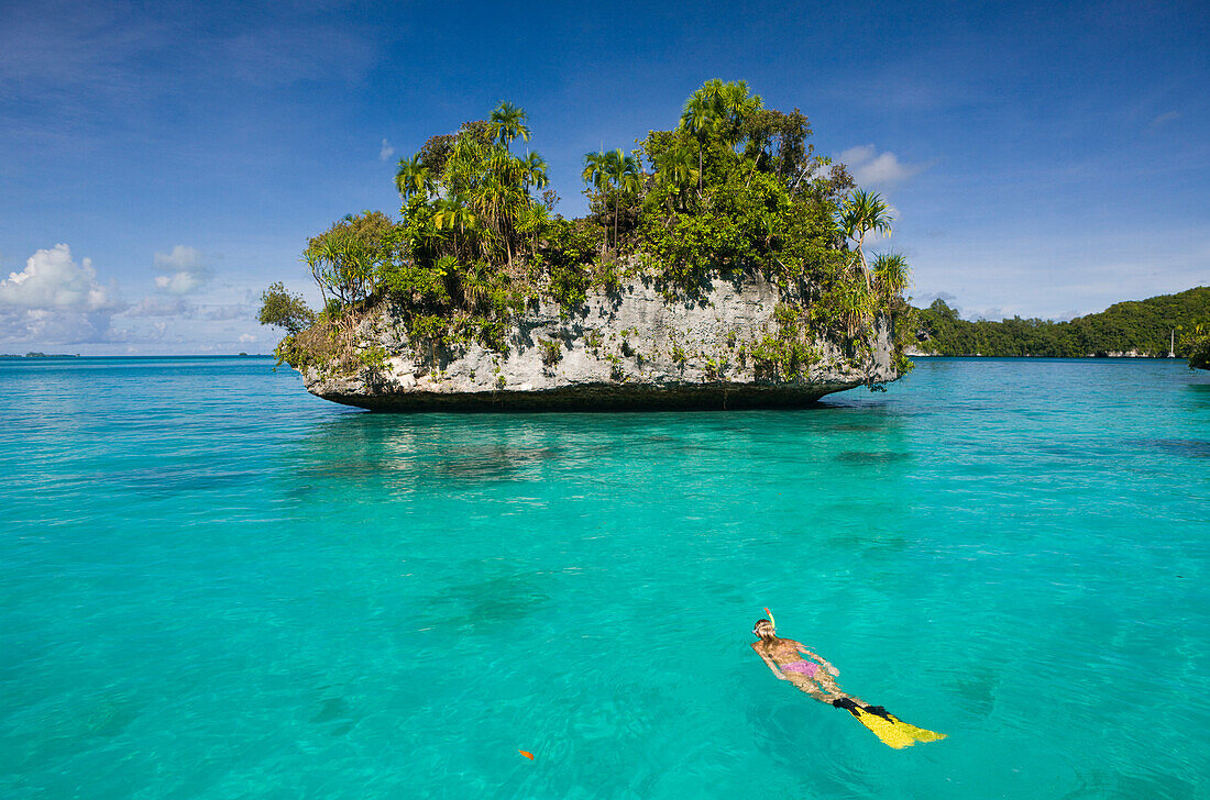 Schnorcheln in den Rock Islands, Mikronesien, Palau