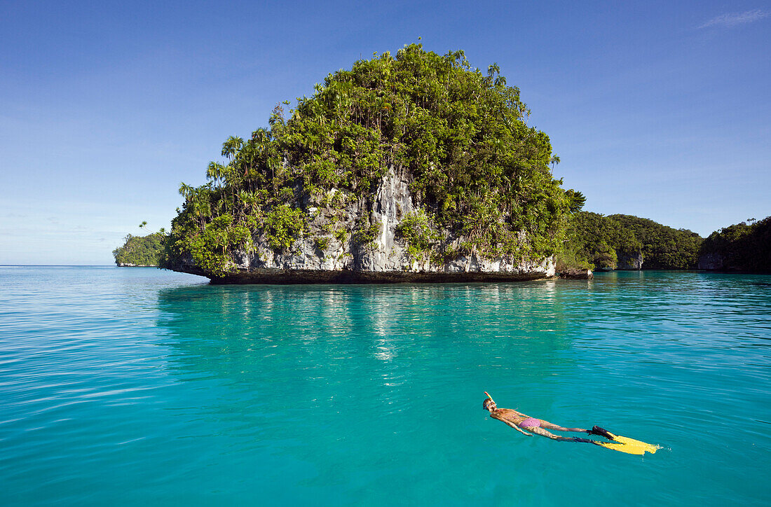 Schnorcheln in den Rock Islands, Mikronesien, Palau