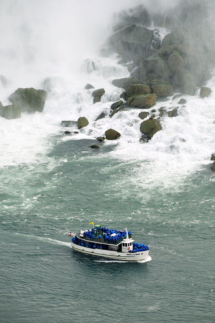 Maid of the Mist Boat at Niagara Falls Ontario Canada Tourist Attraction