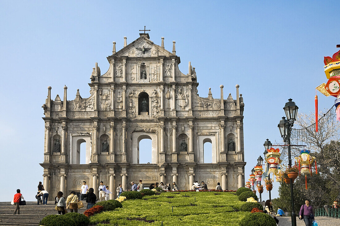 Ruin of Sao Paulo Church, Old city of Macau, China