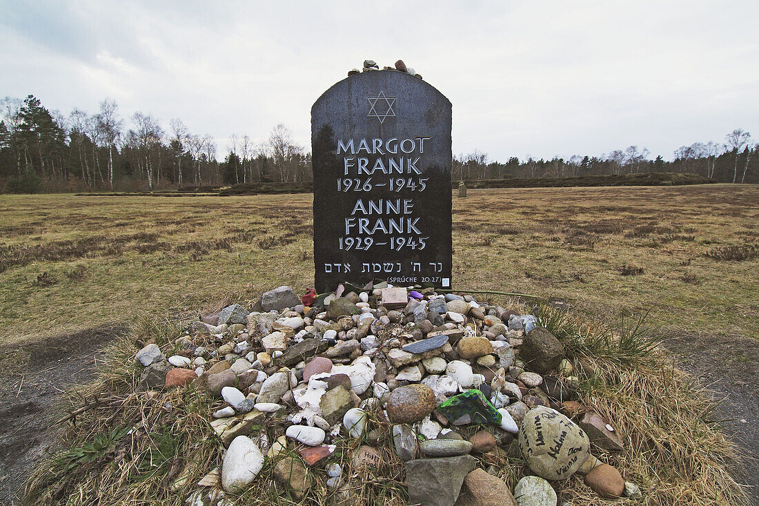 Anne Frank's grave, County of Celle, Lower Saxony, Germany