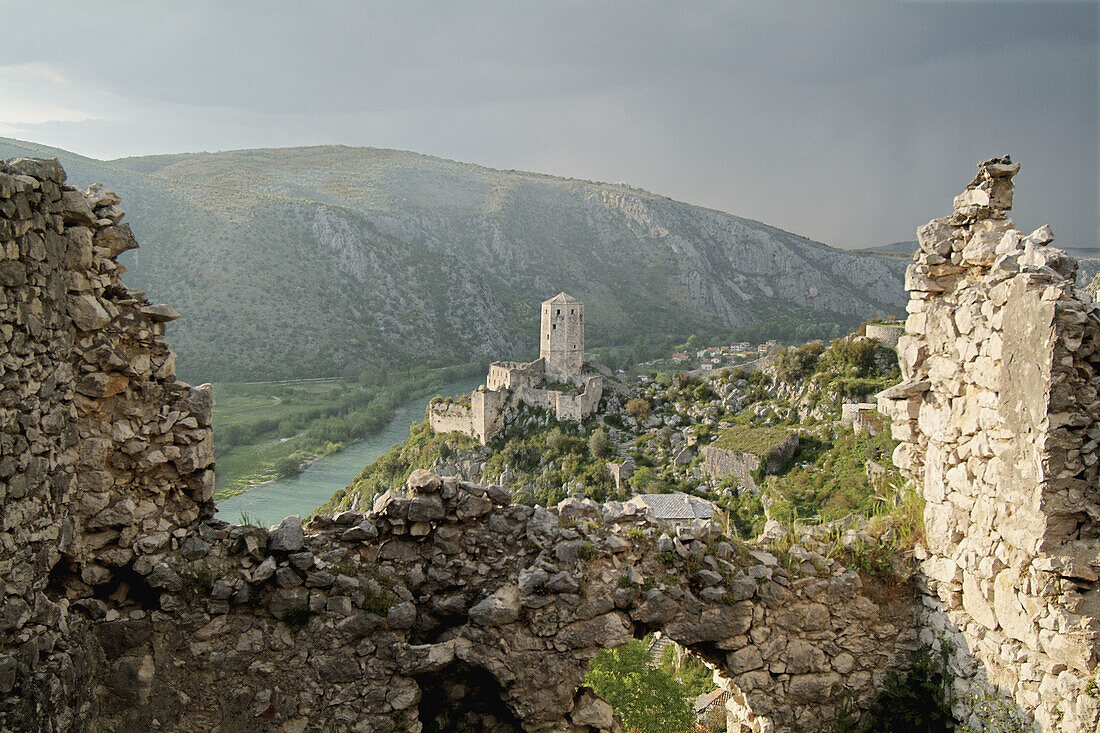 Pocitelj, a little fortress town on the road just south of Mostar in Bosnia and Herzegovina