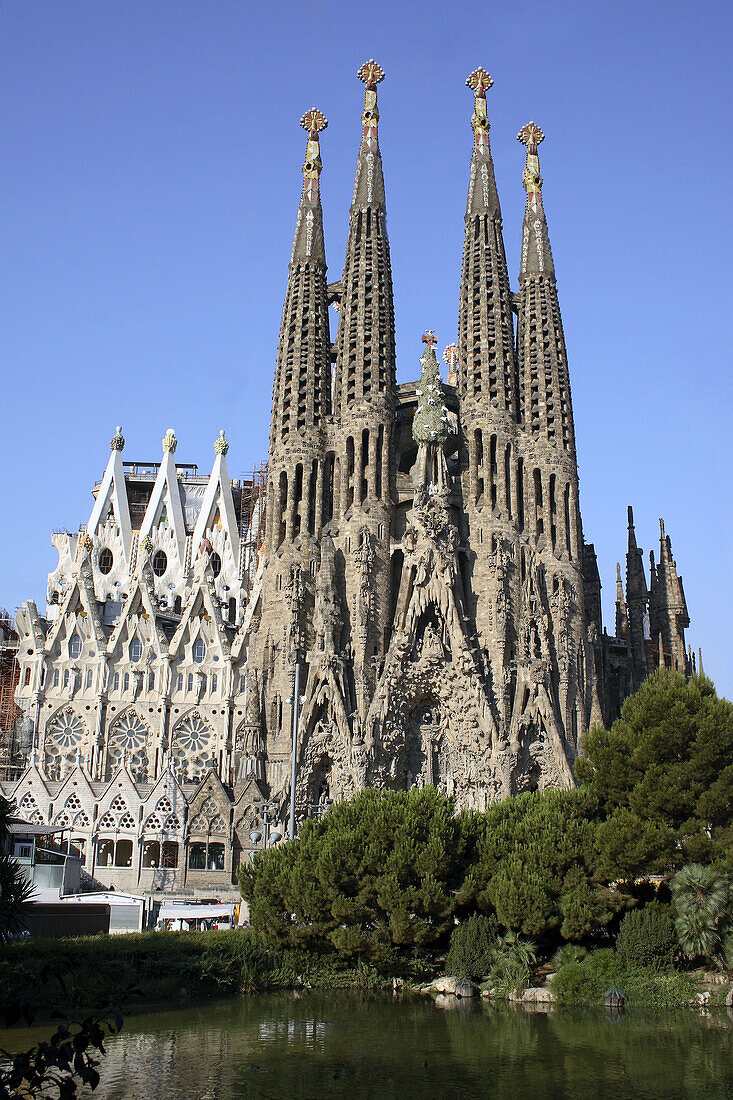 Sagrada Familia by Gaudí. Barcelona. Spain