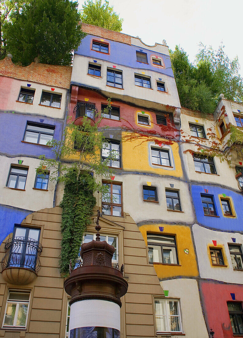 Austria, Vienna, Hundertwasser Haus
