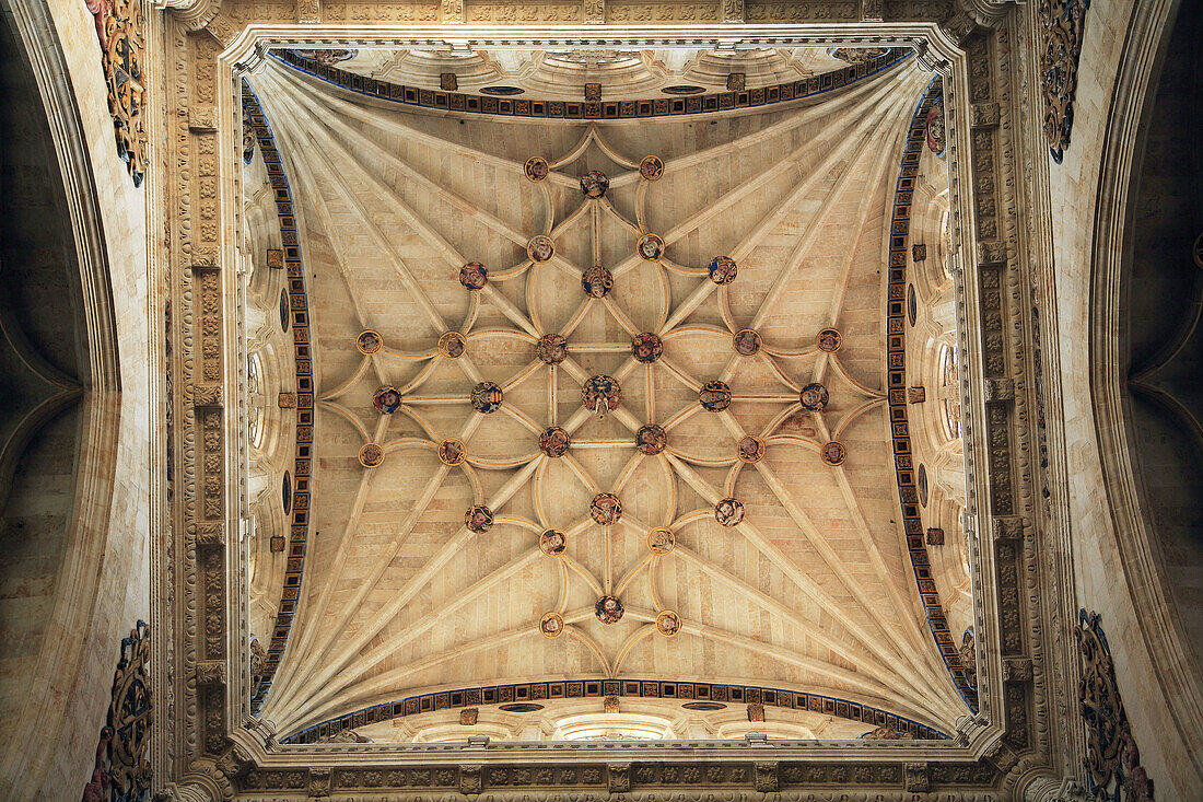 Spain, Castilla Leon, Salamanca, San Esteban convent, church interior