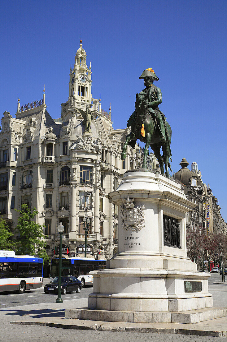 Portugal, Douro, Porto, Praça da Liberdade