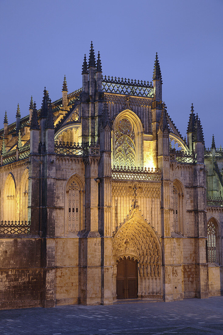 Portugal, Estremadura, Batalha, Santa Maria da Vitoria monastery