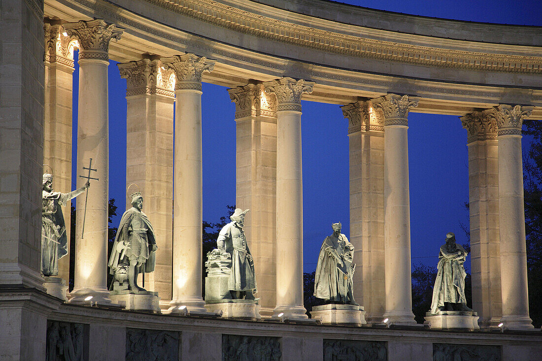 Millenary Monument. Budapest. Hungary.