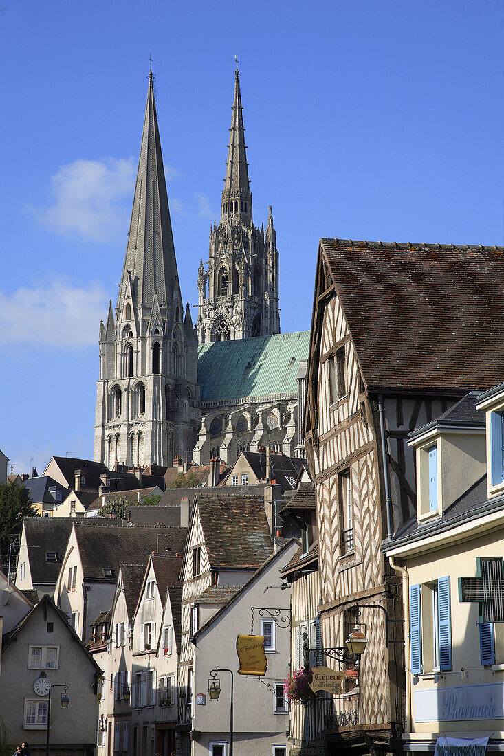 France, Ile_de_France, Chartres, cathedral