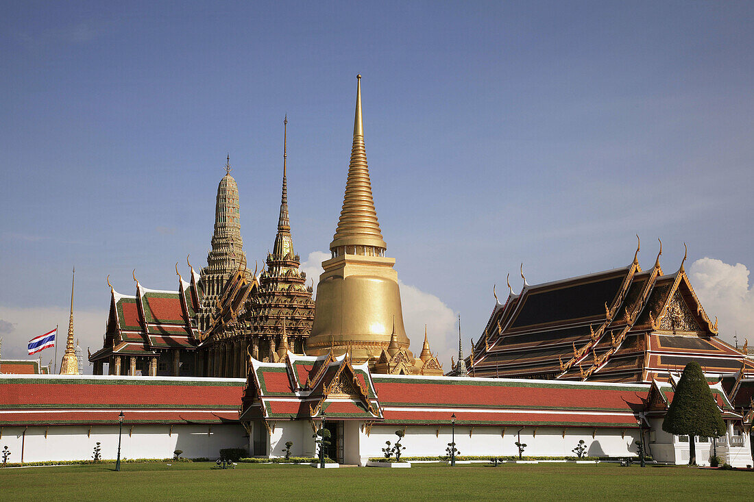 Thailand, Bangkok, Wat Phra Kaew, Emerald Buddha Temple