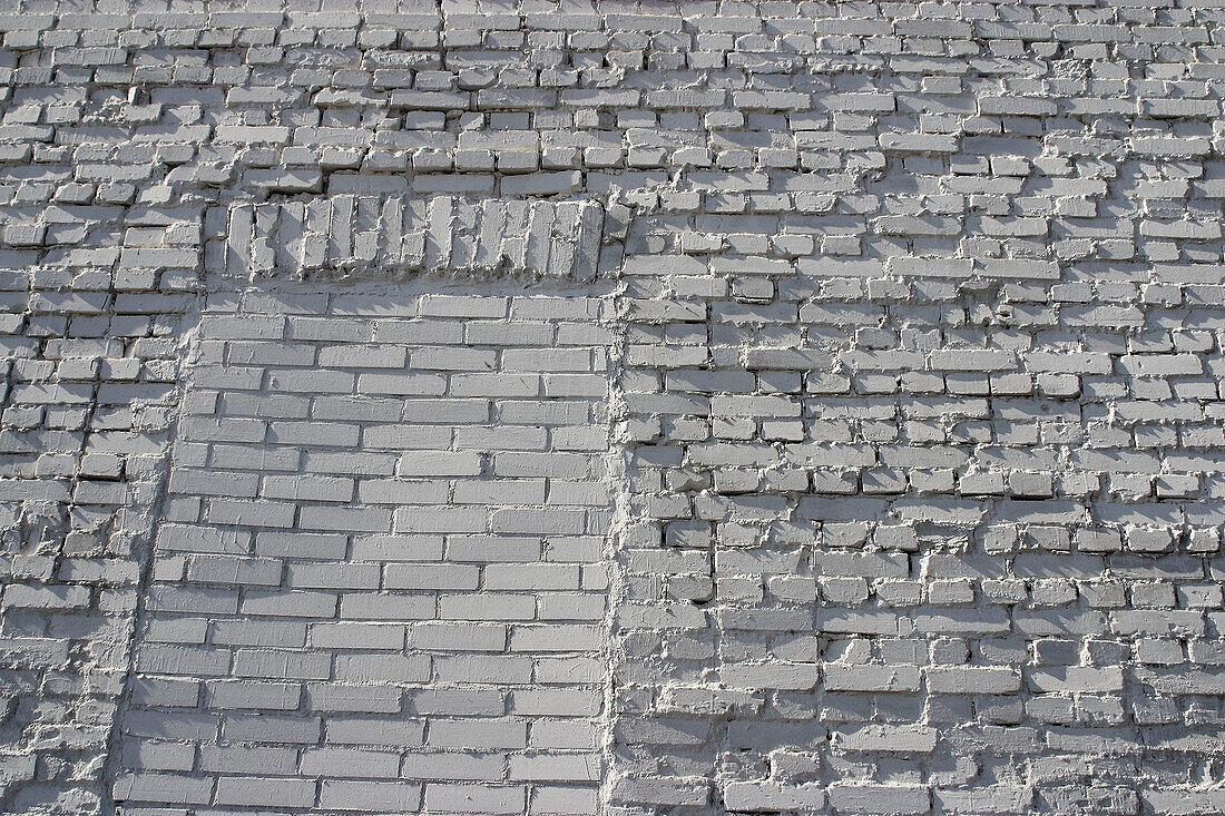 Brick, Brickwork, Close up, Color, Colour, Day, Detail, Horizontal, Nobody, Outdoors, Wall, White, M01-761480, agefotostock