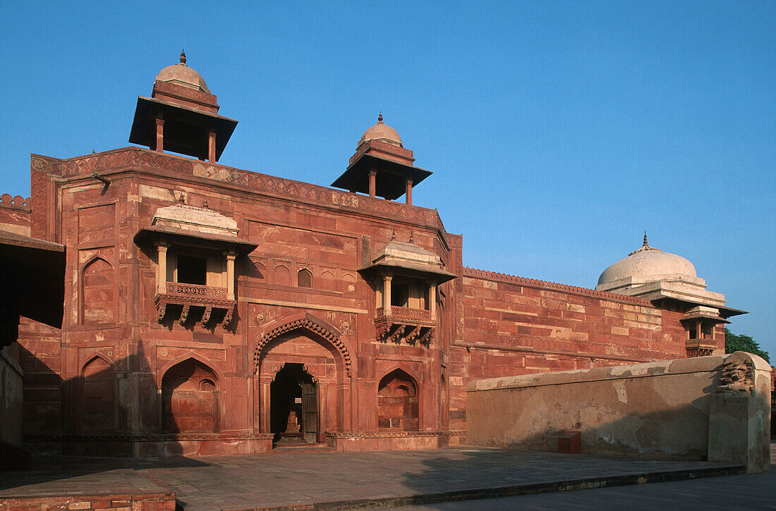 India, Uttar Pradesh, Fatehpur Sikri, Jodh Bai Place, built during second half of 16th century