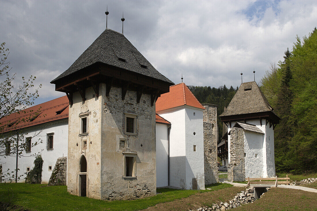 Zice Carthusian Monastery, founded around 1160, by Otakar III of Traungau, the Margrove of Styria, Valley of St John, Slovenia
