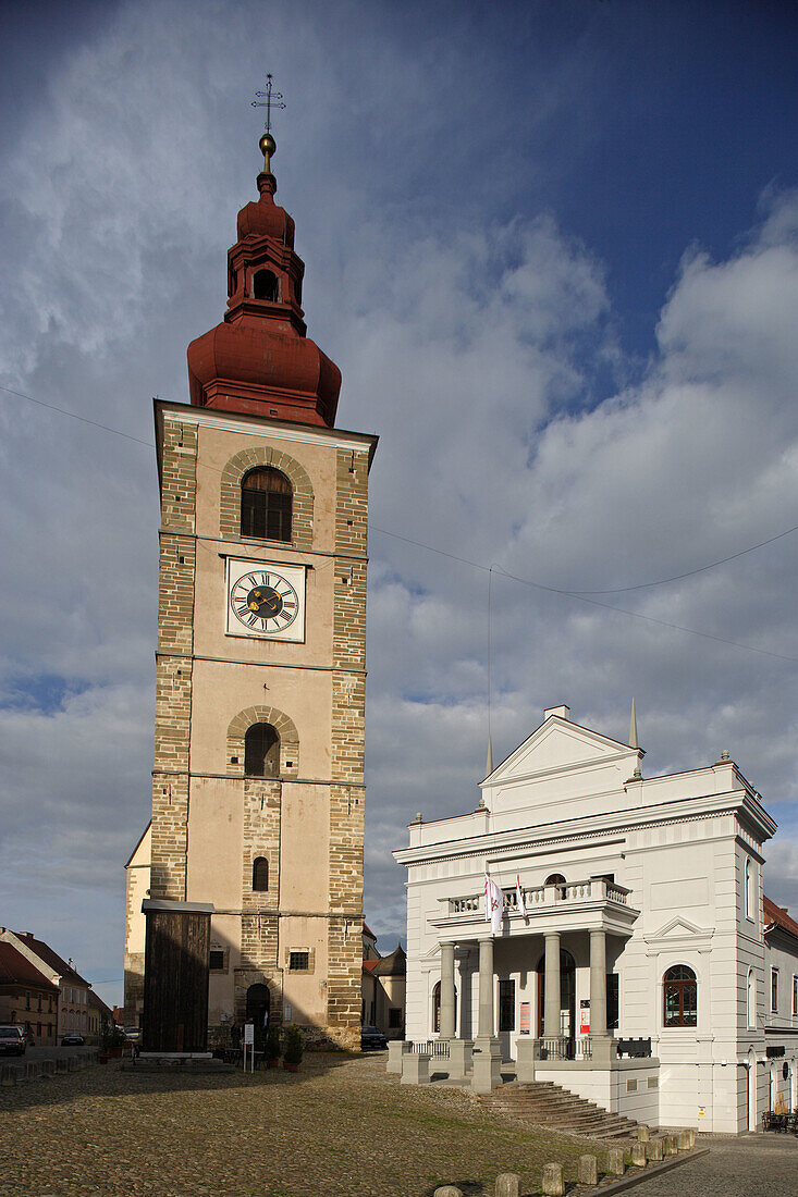 Ptuj, old town, Town Tower, Slovenia