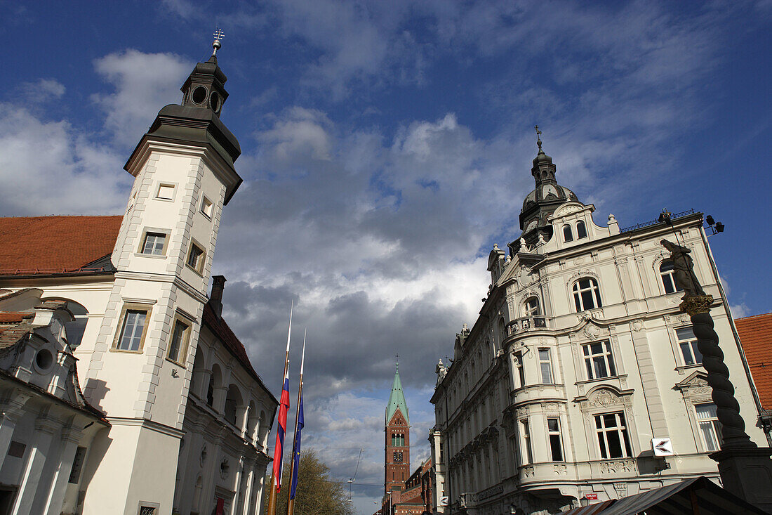 Maribor, castle, Castle Square, Slovenia