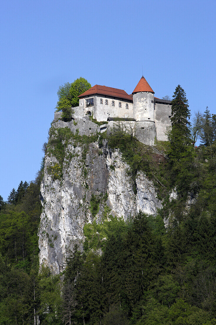 Bled, Bled Castle, fortifications, Slovenia