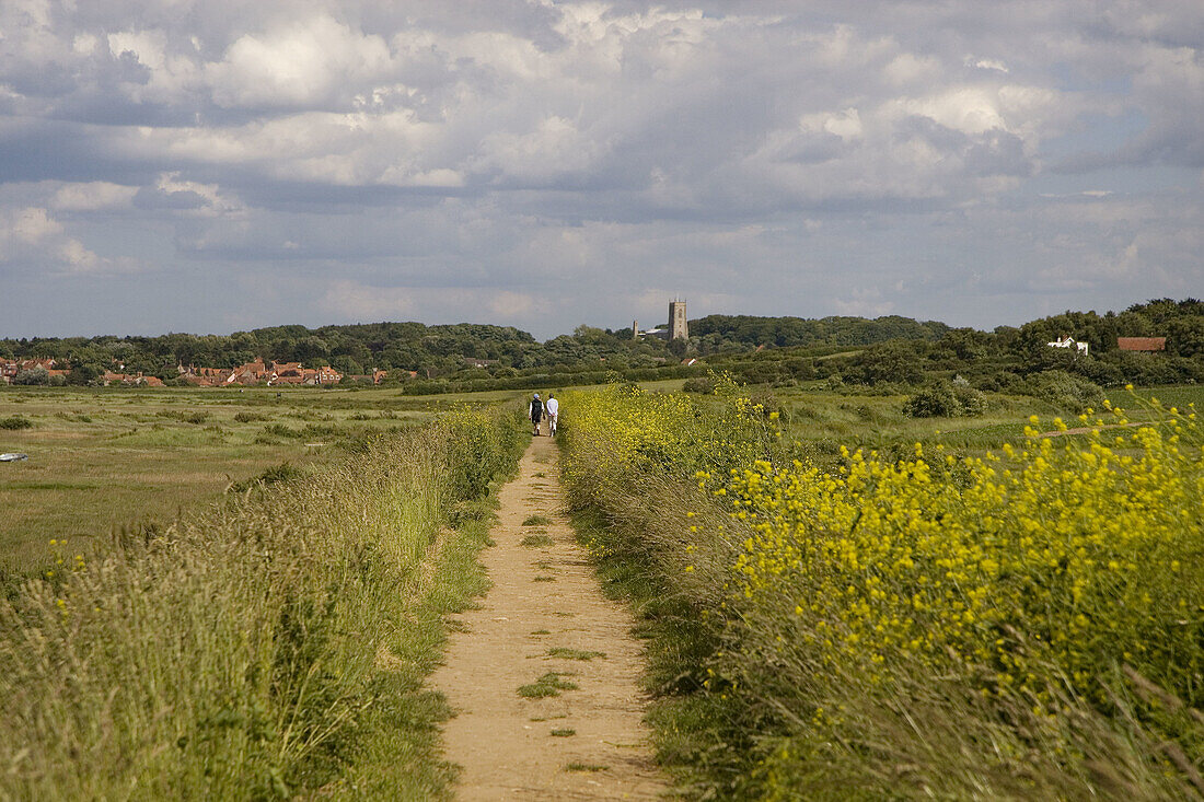 Coastal Path Morston Creek North Norfolk