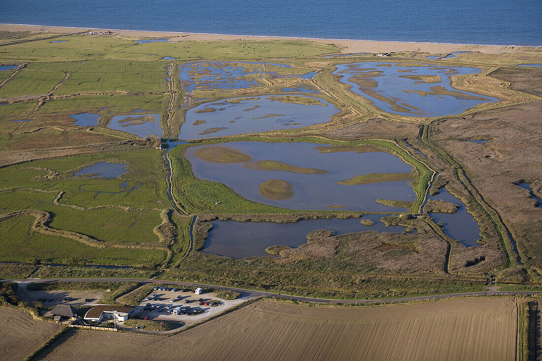 Cley Marsh and Visitor Centre Norfolk UK October