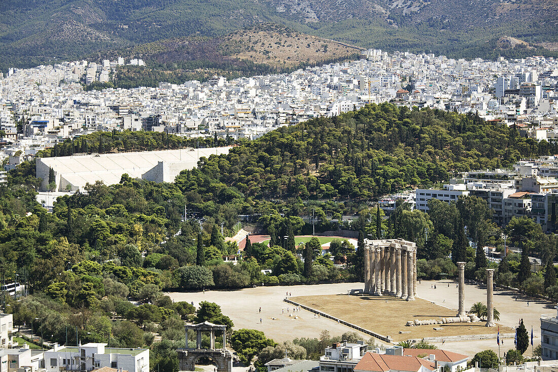 Temple of Olympian Zeus, Athens. Greece