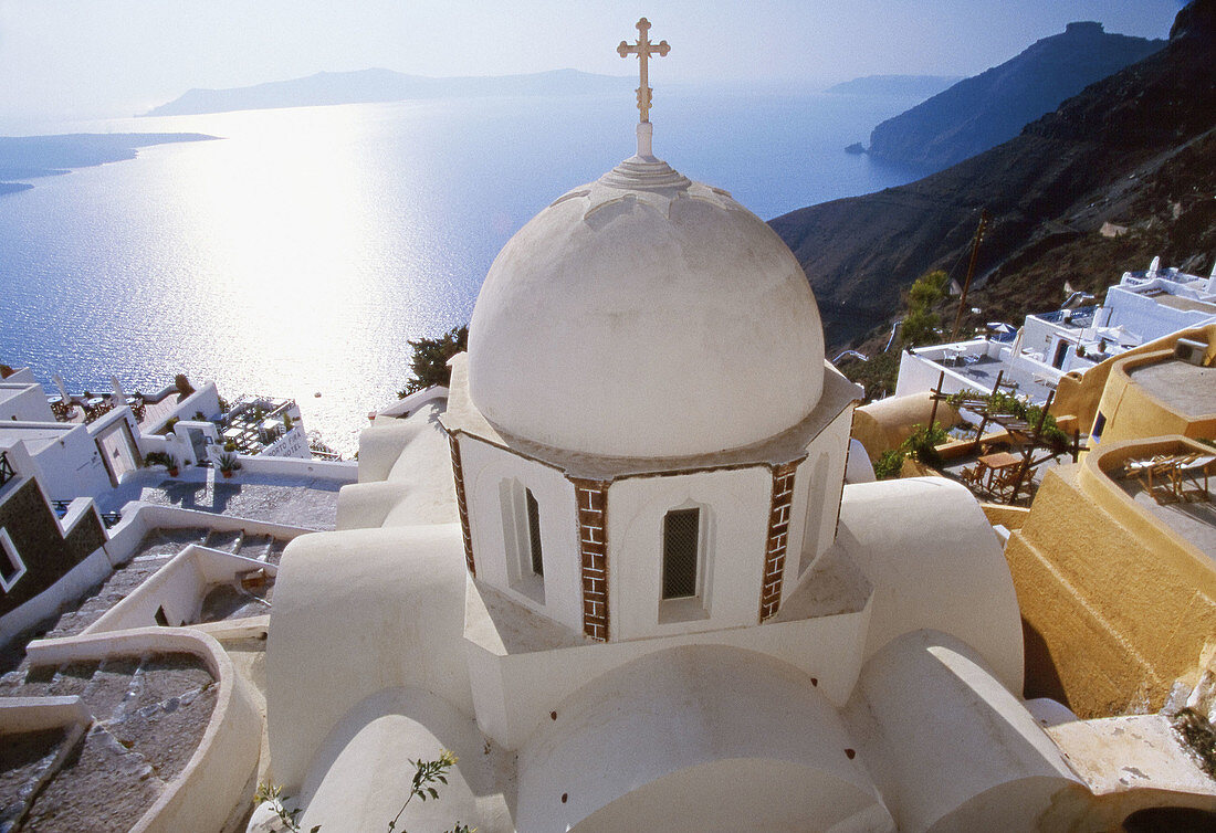 Fira, Santorini. Cyclades, Greece