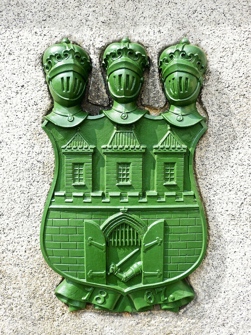 Coat of Arms of the City, Prague. Czech Republic