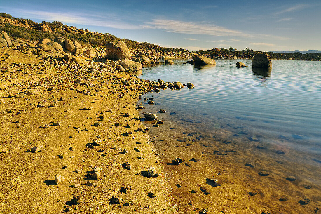 Torcon I reservoir. Castilla-La Mancha, Spain