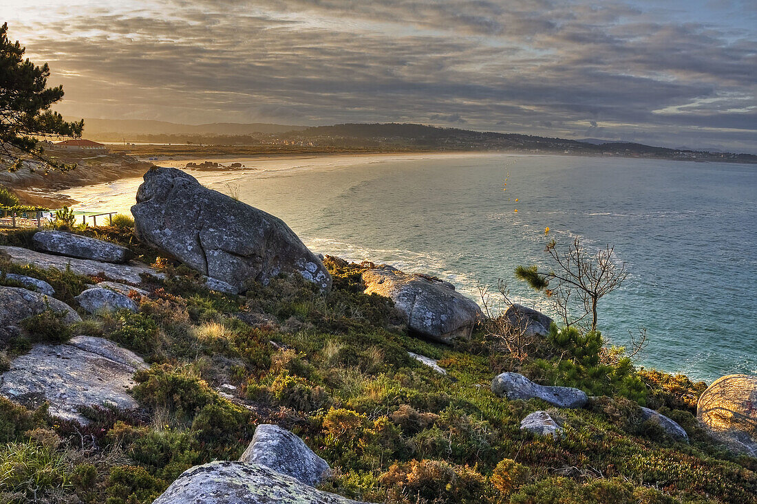Playa de La Lanzada. Provincia de Pontevedra. Galicia. España.