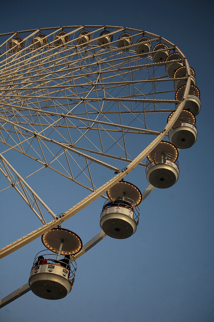 France. Paris. Ferry wheel in Place de la Concorde.