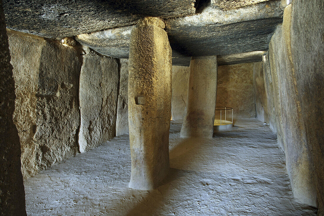 Dolmen of Menga, Antequera. Malaga province, Andalucia, Spain