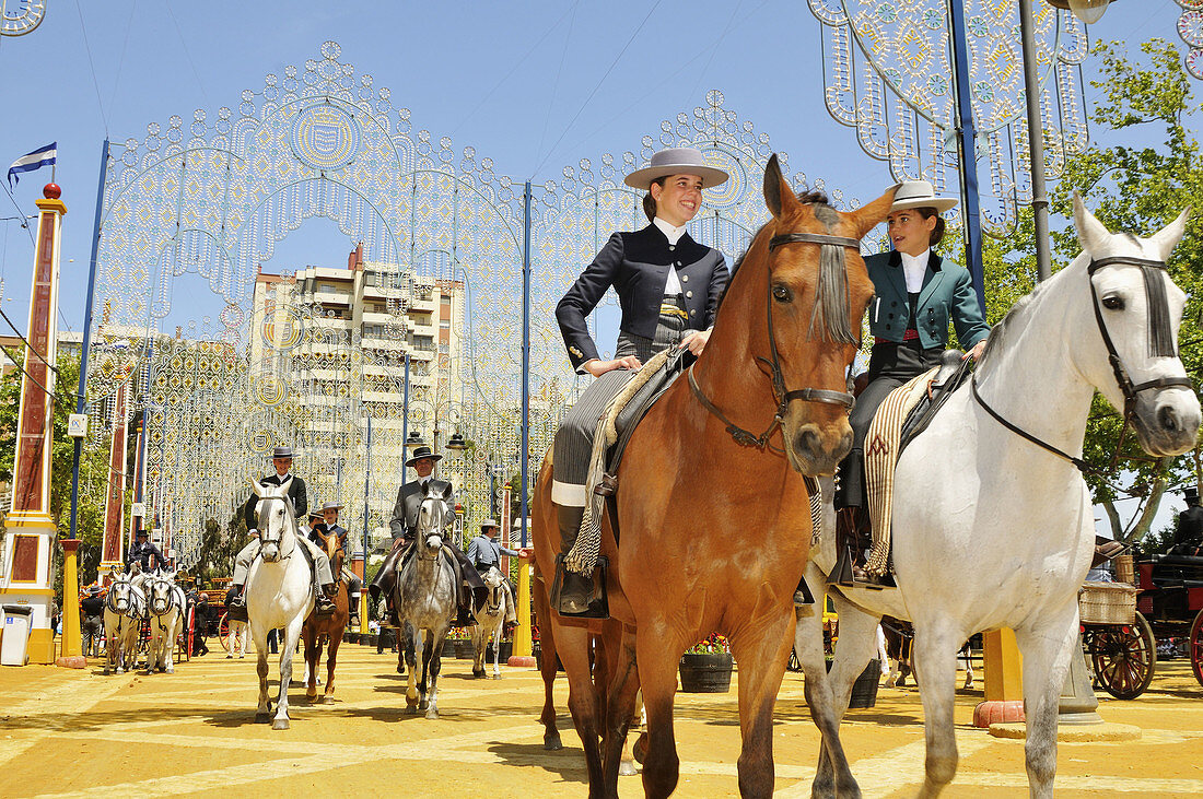 Feria de Jerez. Cadiz province, Andalucia, Spain
