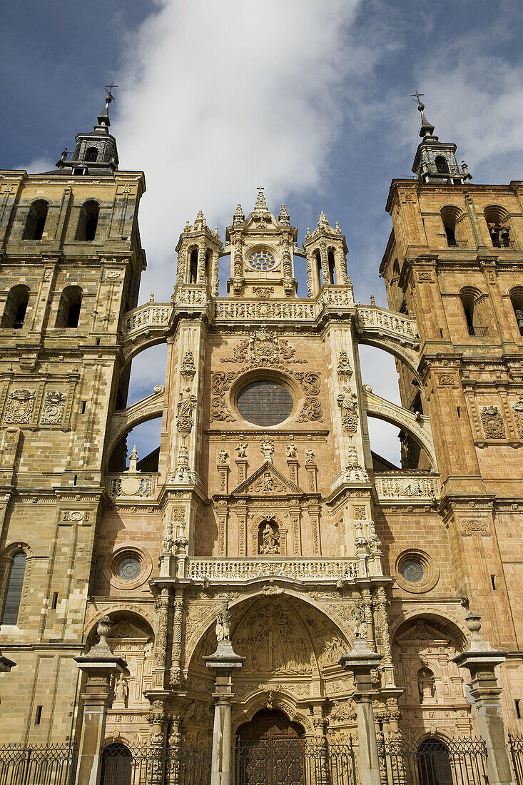Cathedral, Astorga. Leon province, Castilla-Leon, Spain
