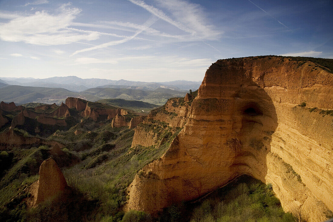 Las Medulas, ancient roman gold mining site. Leon province, Castilla-Leon, Spain