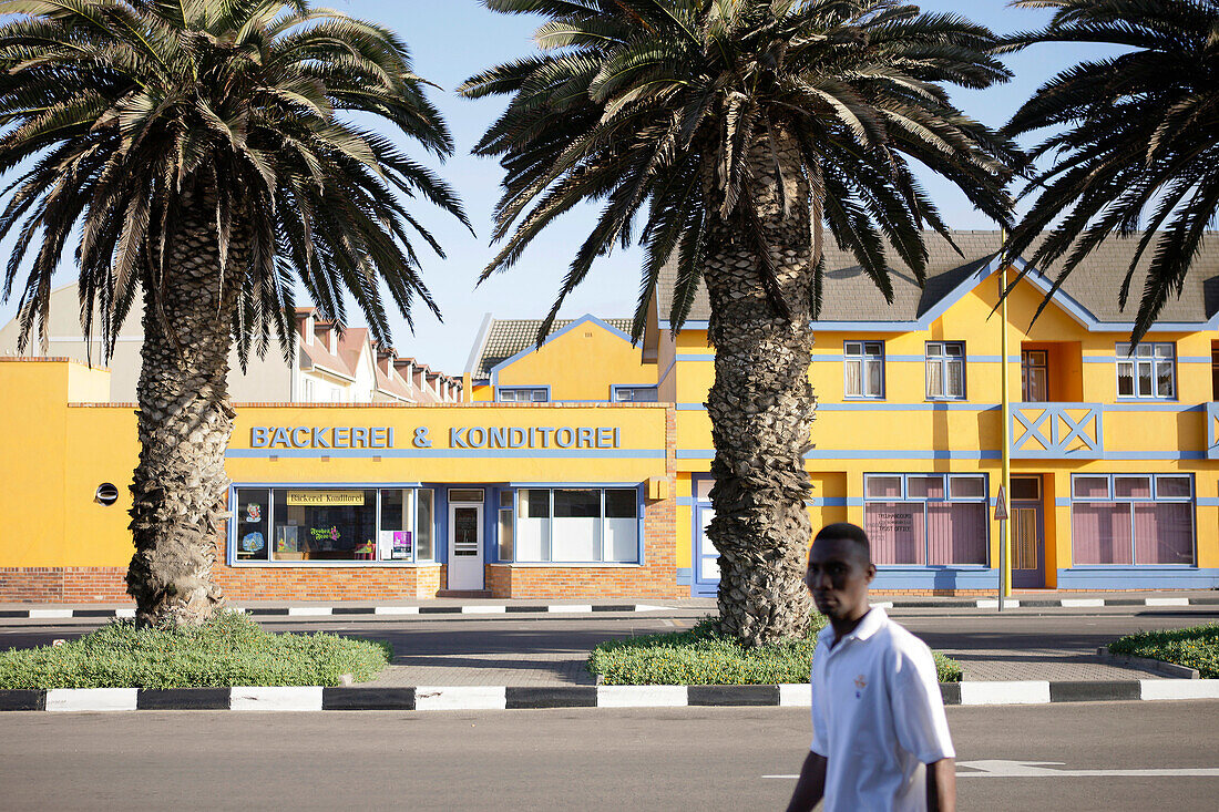 Colonial style Houses, Swakopmund, Namibia, Africa