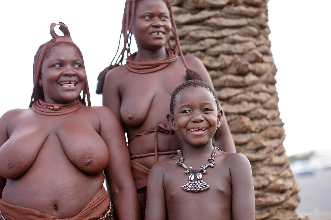 Himba People, Nomadic people, Windhoek, Namibia, Africa