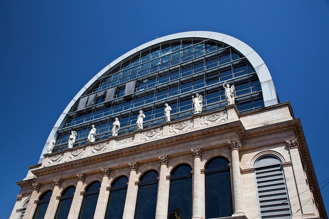 Opernhaus von Lyon, neugestaltet von Jean Nouvel, Lyon, Region Rhone Alps, Frankreich