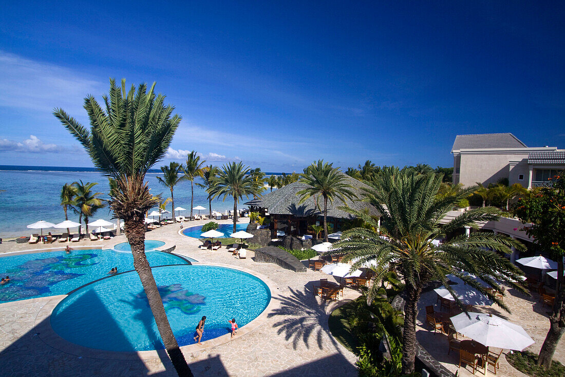 Pool of Hotel The Residence,  Belle Mare plage , Mauritius, Africa