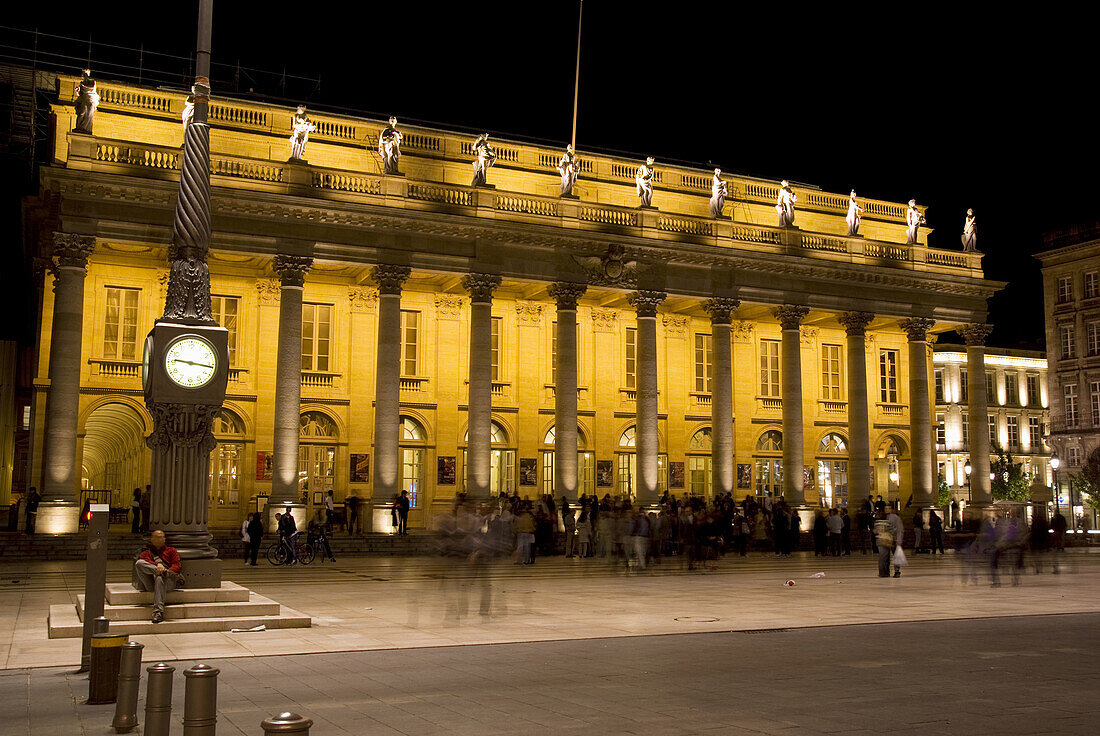 Europe, France, Bordeaux, grand theatre