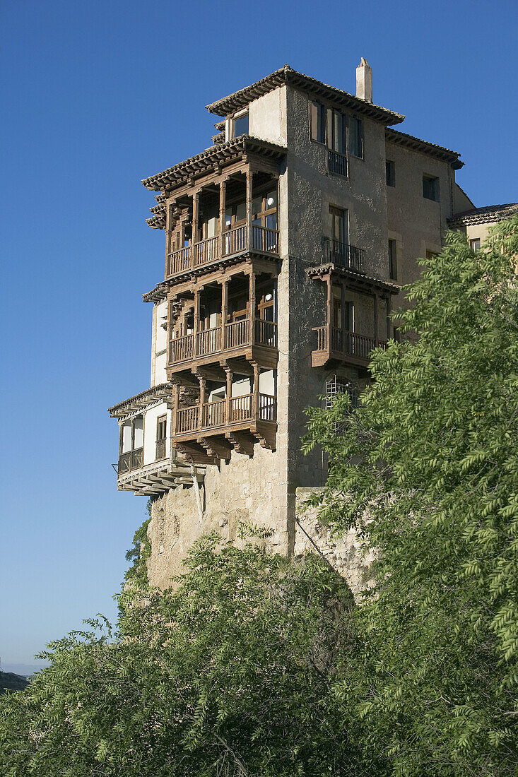 Hanging houses, Cuenca. Castilla-La Mancha, Spain