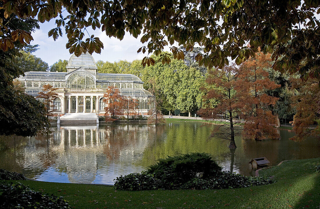 Spain. Madrid. Retiro Park. Crystal Palace