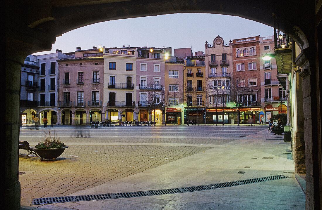 Main Square, Igualada. Anoia, Barcelona province, Catalonia, Spain