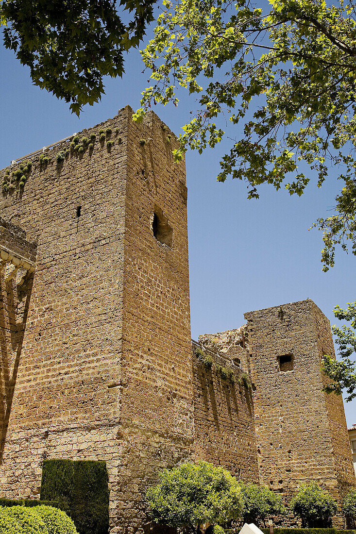 Moorish castle, Priego de Cordoba. Cordoba province, Andalucia, Spain