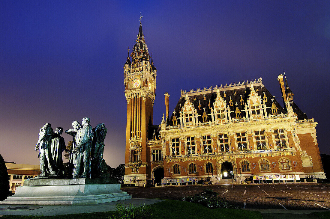 Town Hall, Calais. Pas-de-Calais, Nord-Pas de Calais, France