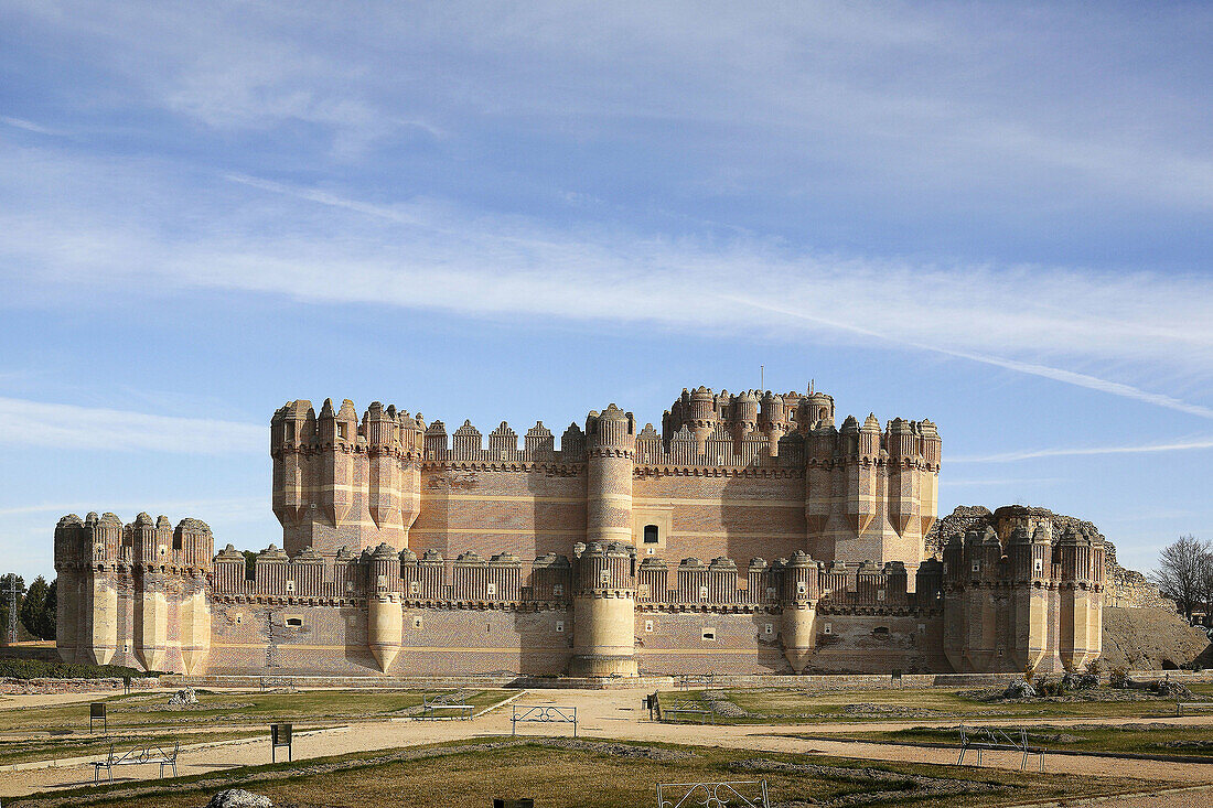 Coca castle. Castile-Leon. Spain